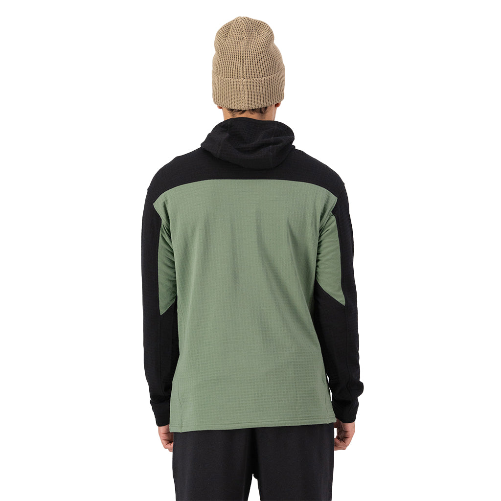 Offgrid Merino Fleece 1/2 Zip Long Sleeve - Willow