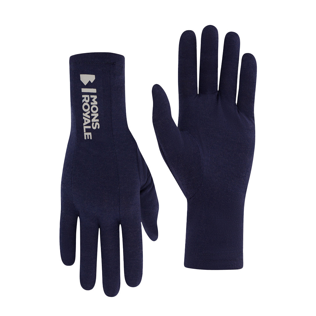 Volta Merino Glove Liners - Midnight
