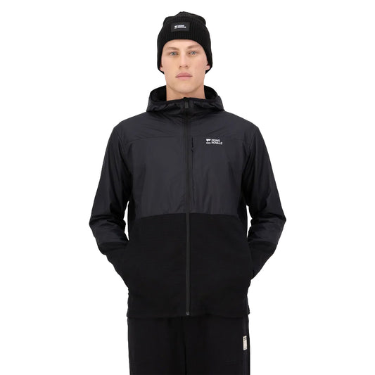 Offgrid Merino Fleece Wind Jacket - Black