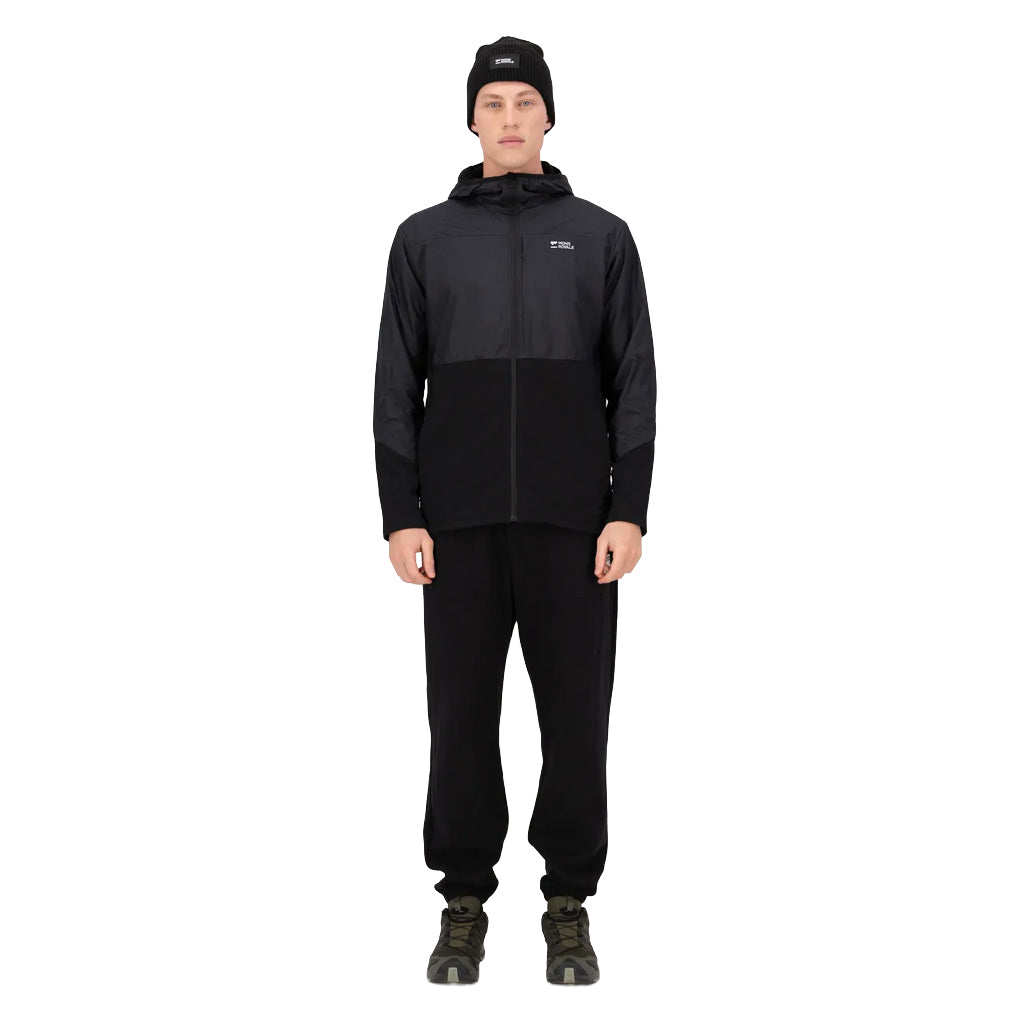 Offgrid Merino Fleece Wind Jacket - Black