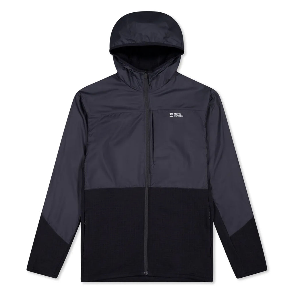 Offgrid Merino Fleece Wind Jacket - Black