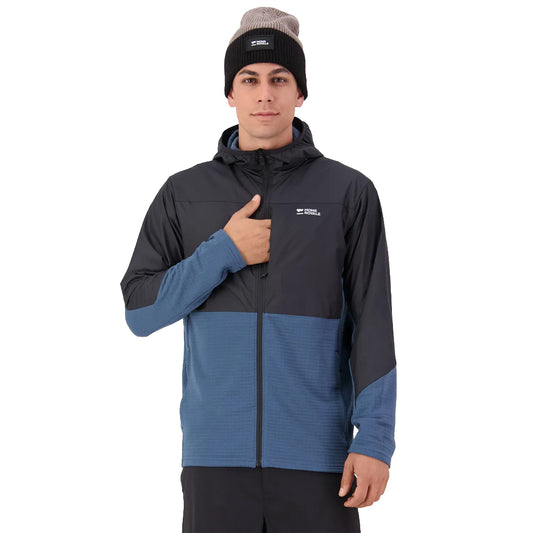 Offgrid Merino Fleece Wind Jacket - Orian Blue/Black
