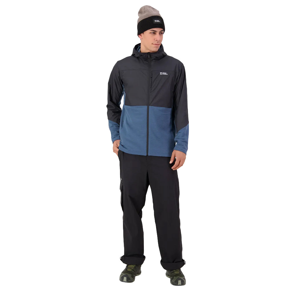 Offgrid Merino Fleece Wind Jacket - Orian Blue/Black