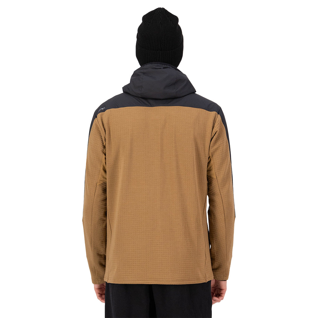 Offgrid Merino Fleece Wind Jacket - Black / Toffee