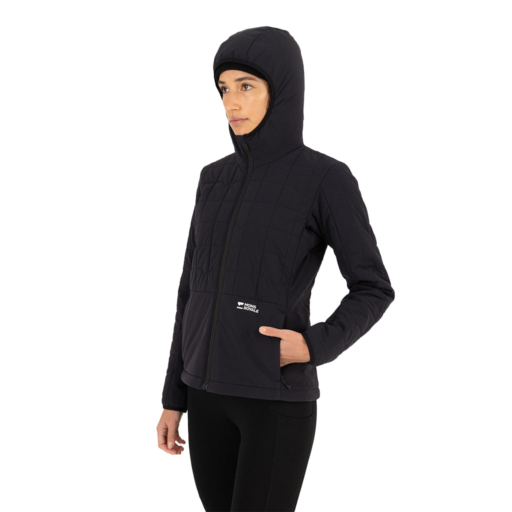 Canyon Merino Insulated Hooded Jacket - Black
