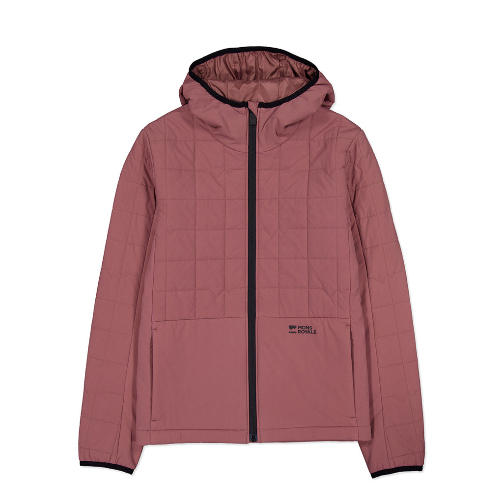 Canyon Merino Insulated Hooded Jacket - Desert Ros