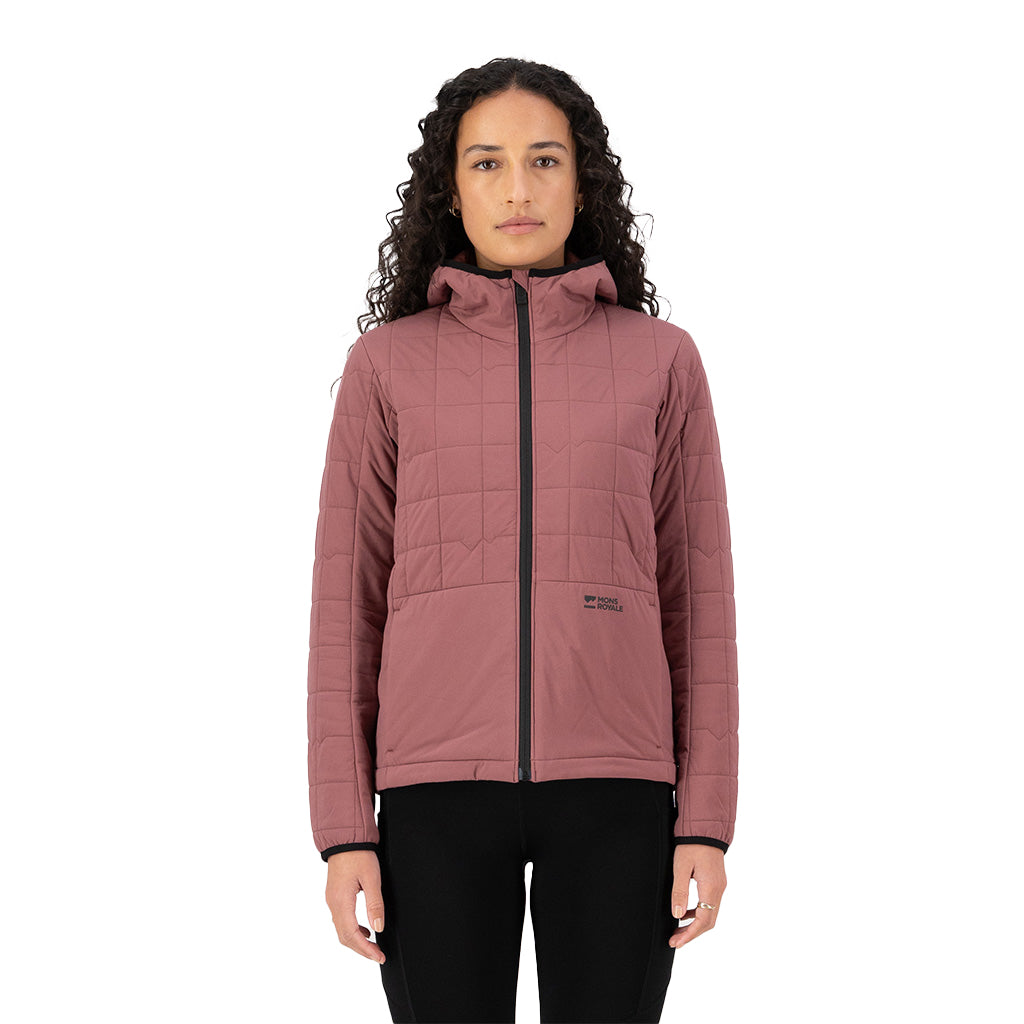 Canyon Merino Insulated Hooded Jacket - Desert Ros
