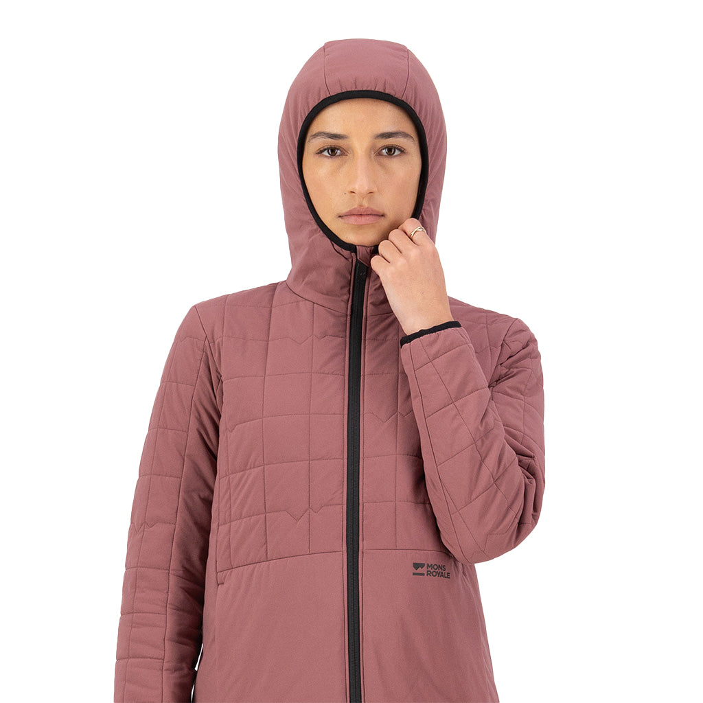 Canyon Merino Insulated Hooded Jacket - Desert Ros
