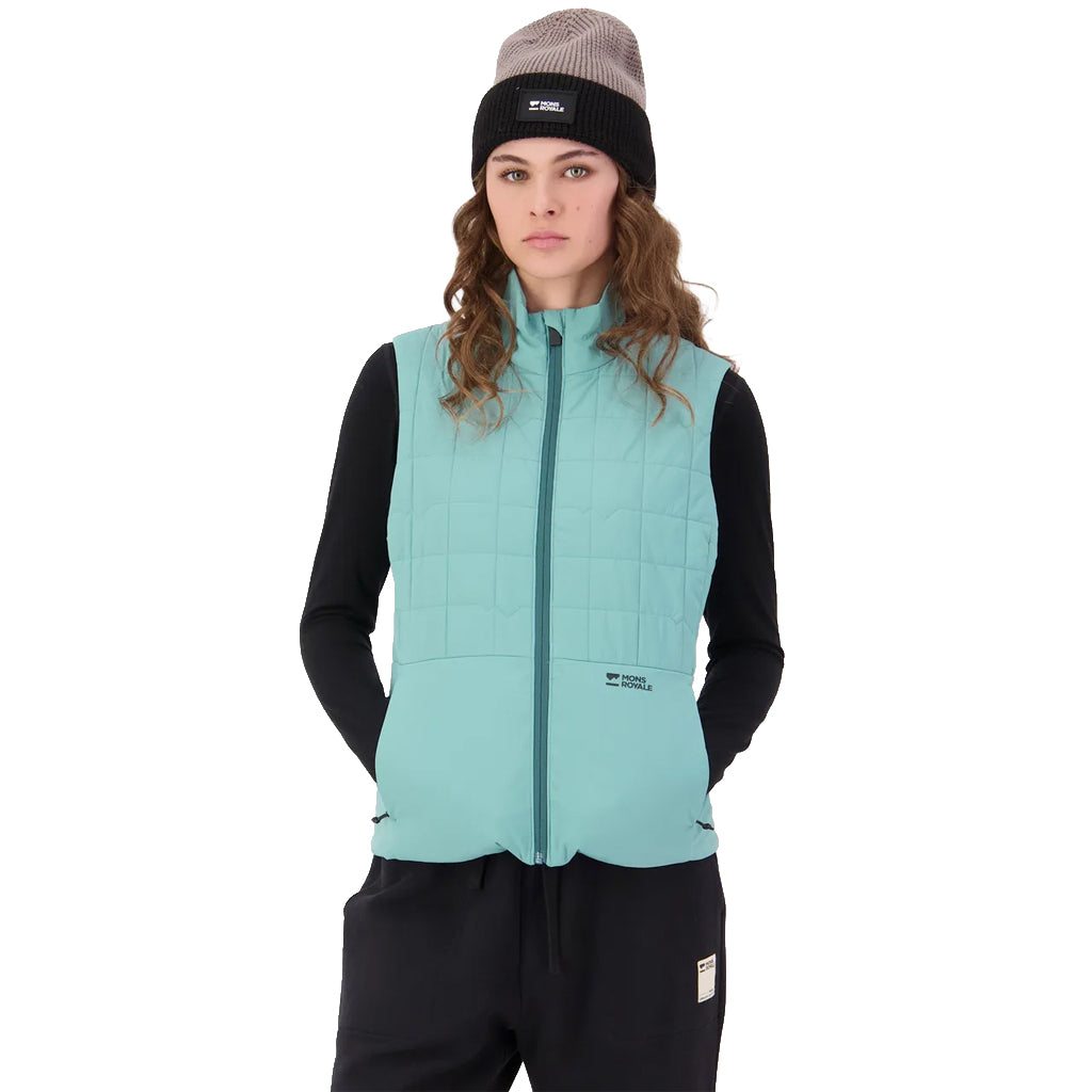 Canyon Merino Insulated Vest - Light Teal