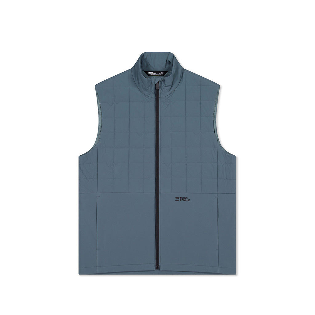 Canyon Merino Insulated Vest - Goblin Blue