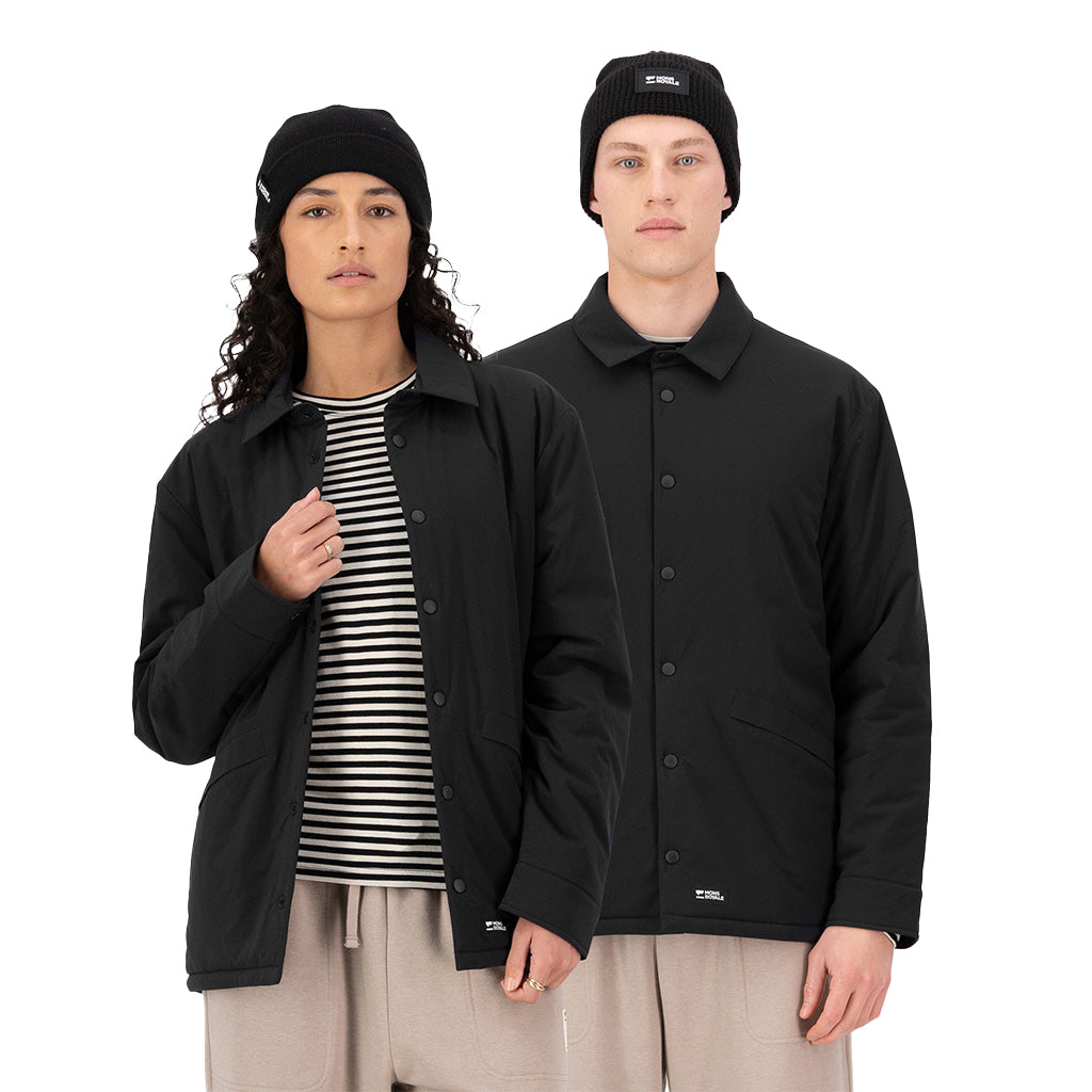Stacker Merino Reversible Insulated Jacket - Black