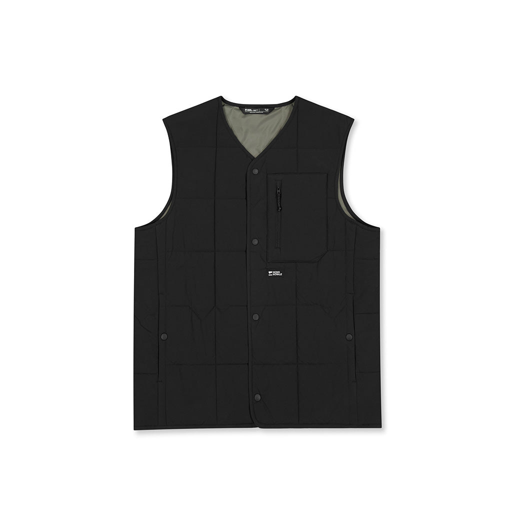 Stacker Merino Insulated Vest - Black/Basil