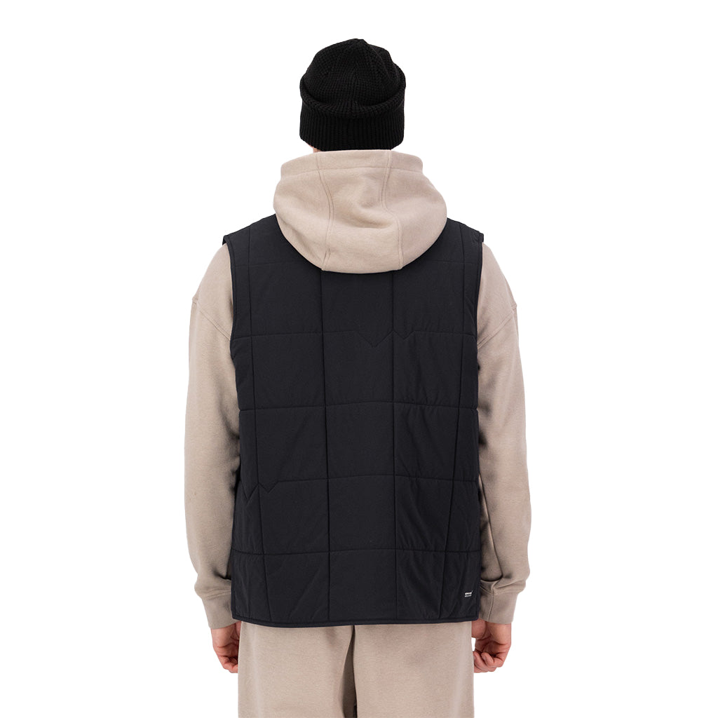 Stacker Merino Insulated Vest - Black/Basil