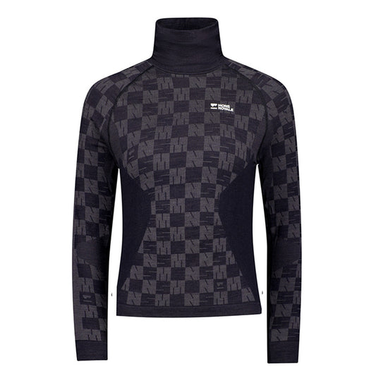 Ascender Merino Seamless Mock Neck Long Sleeve - F