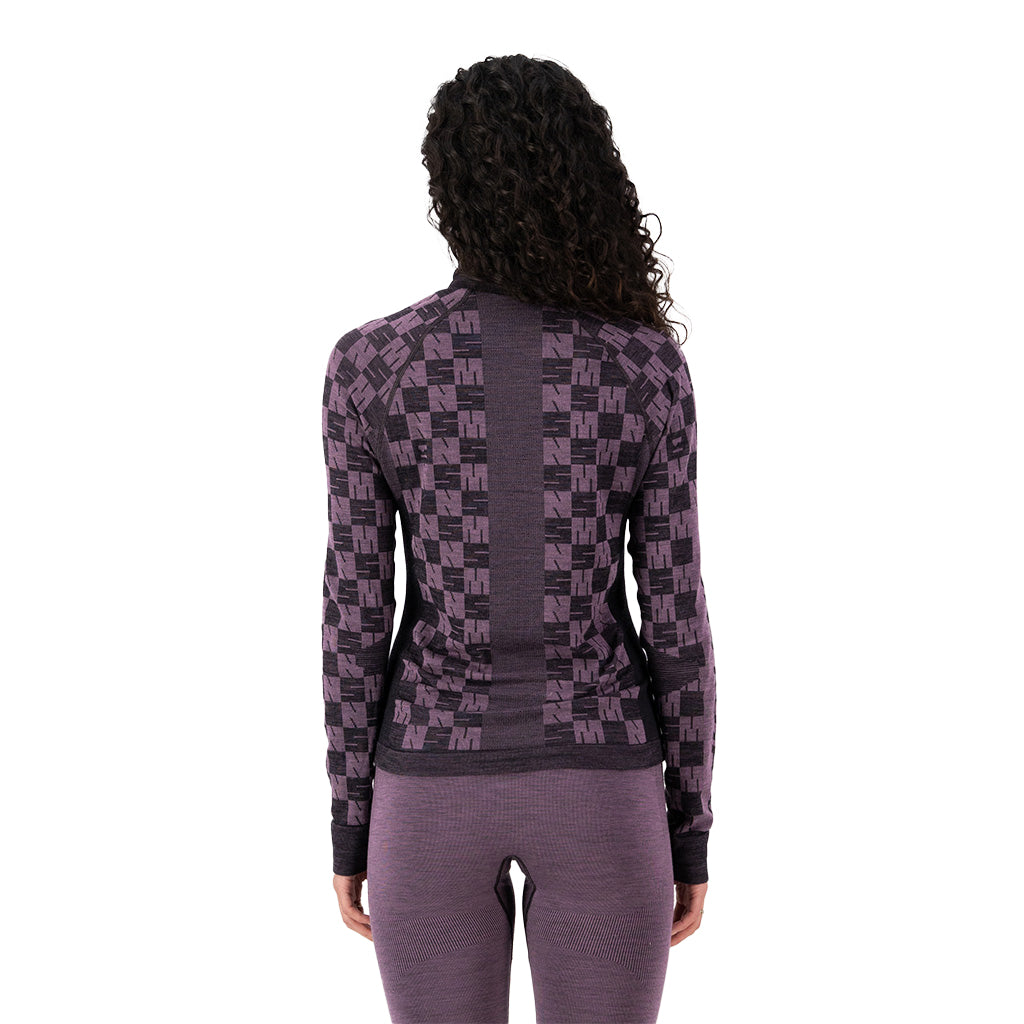 Ascender Merino Seamless Mock Neck Long Sleeve - M