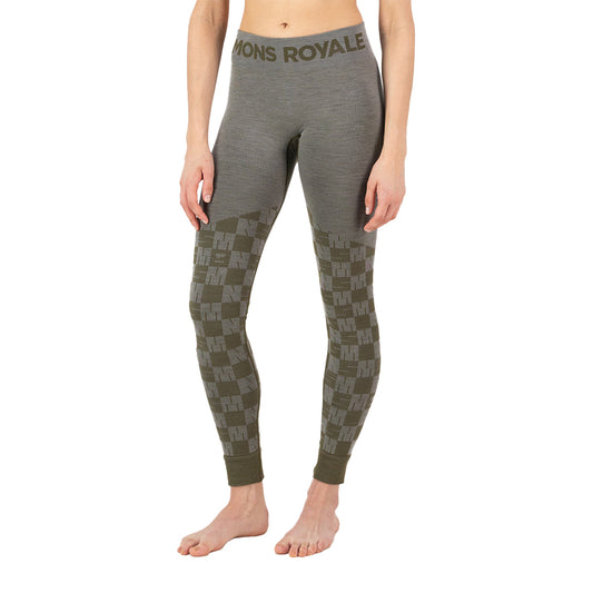 Ascender Merino Seamless Legging - Dried Sage / Da