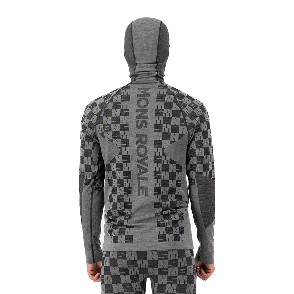 Ascender Merino Seamless Hooded Long Sleeve - Drie