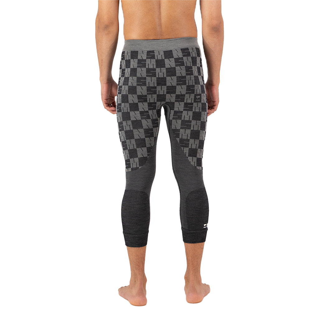 Ascender Merino Seamless Legging - Dried Sage / Bl