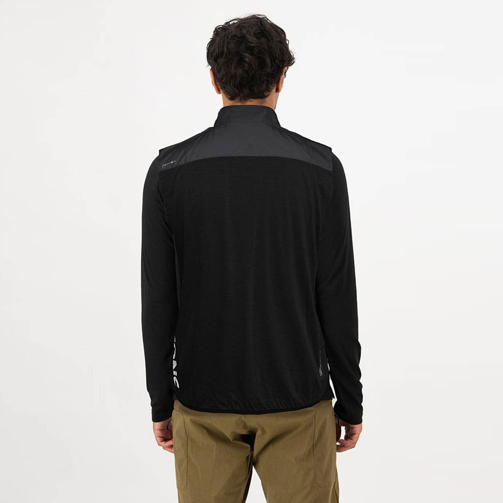 Mens Diversion Merino Wind Vest Black