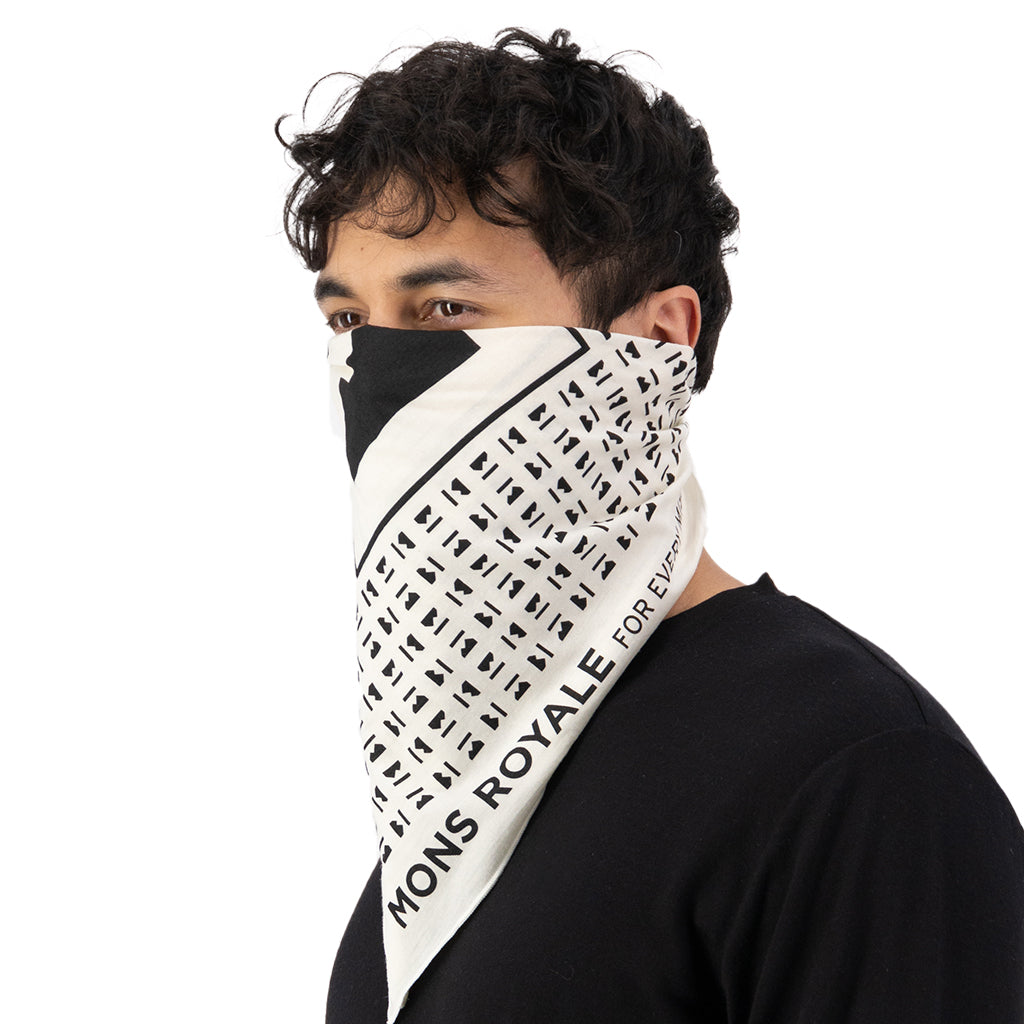Renegade Merino Bike Bandana - Greige