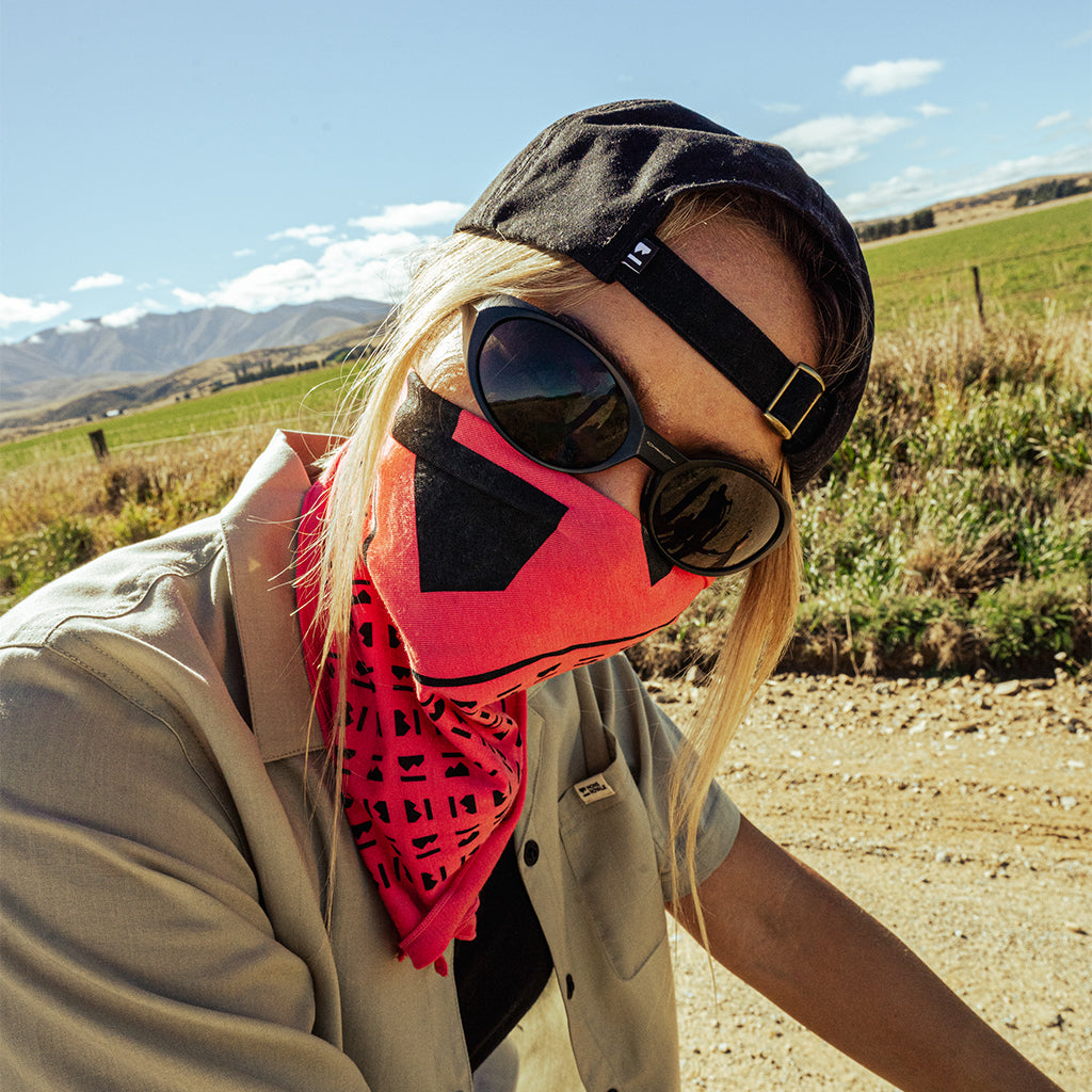 Renegade Merino Bike Bandana - Watermelon