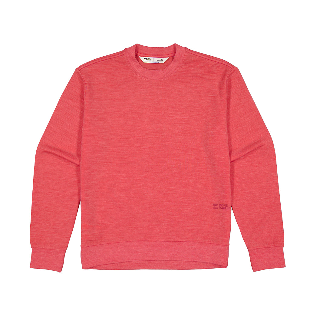 Horizon Merino Crew - Watermelon