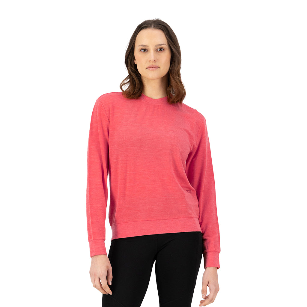Horizon Merino Crew - Watermelon