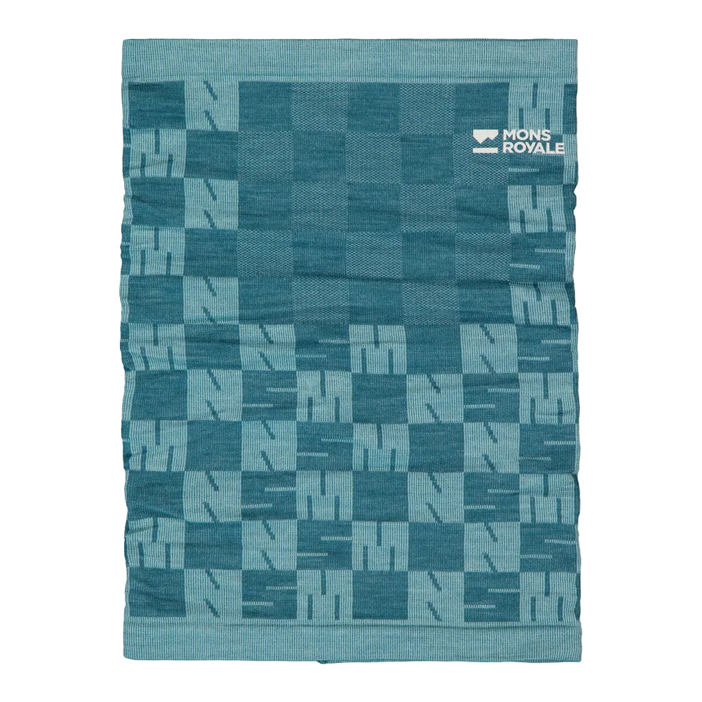 Ascender Merino Neckwarmer - Light Teal/Jasper