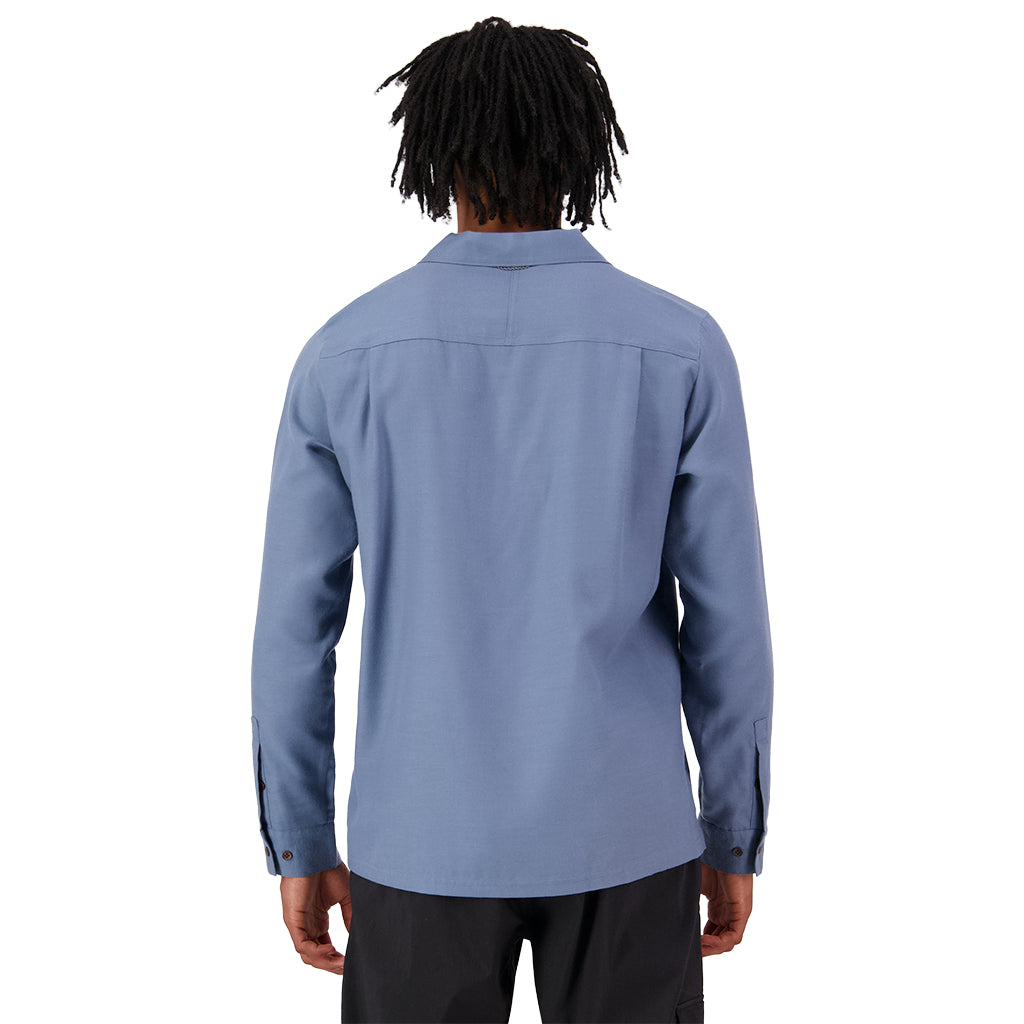 AT Merino Long Sleeve Shirt - Horizon Blue