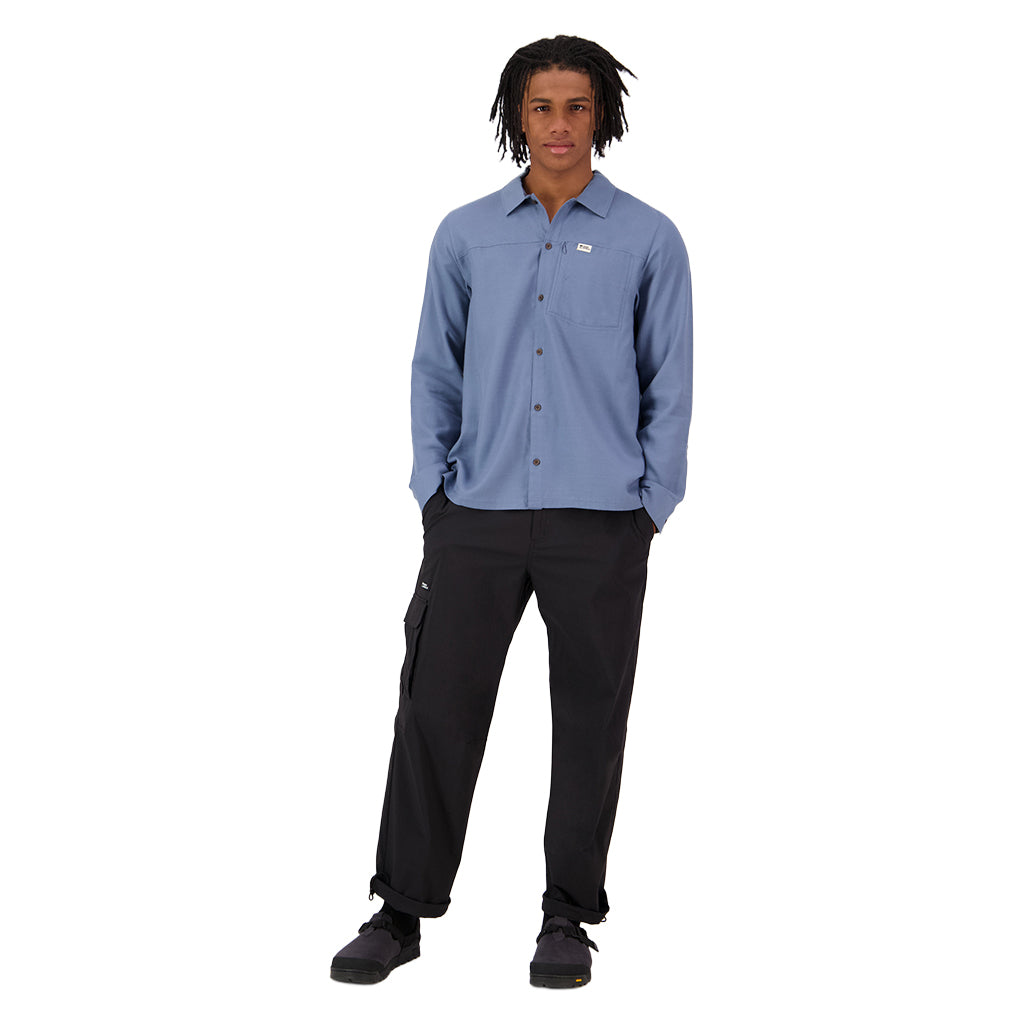 AT Merino Long Sleeve Shirt - Horizon Blue