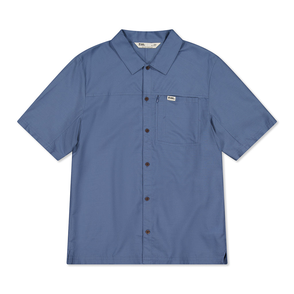 AT Merino Short Sleeve Shirt - Horizon Blue
