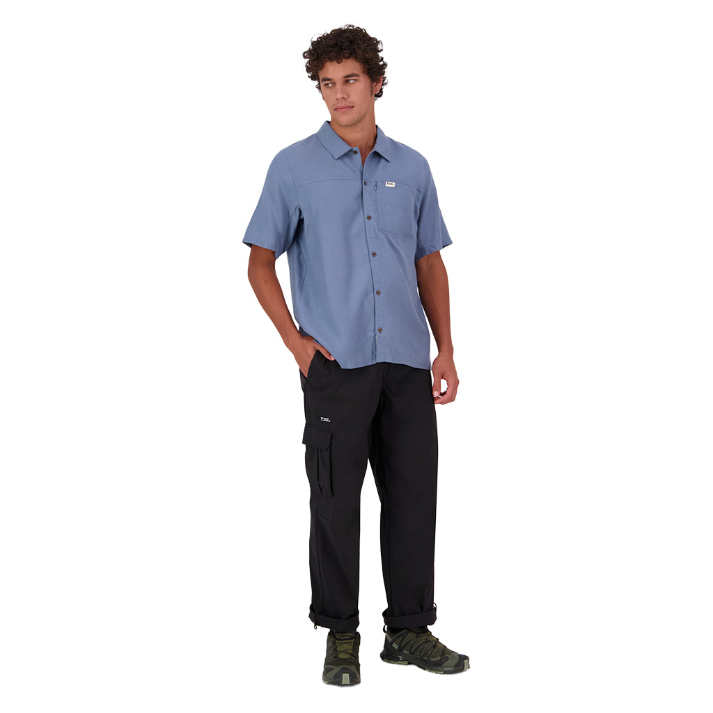 AT Merino Short Sleeve Shirt - Horizon Blue