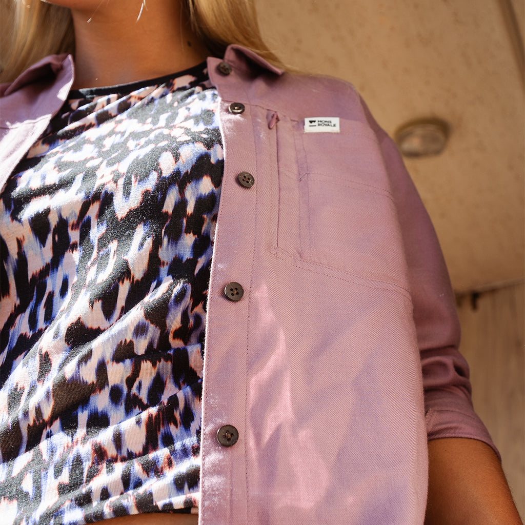 AT Merino Long Sleeve Shirt - Sierra Pink