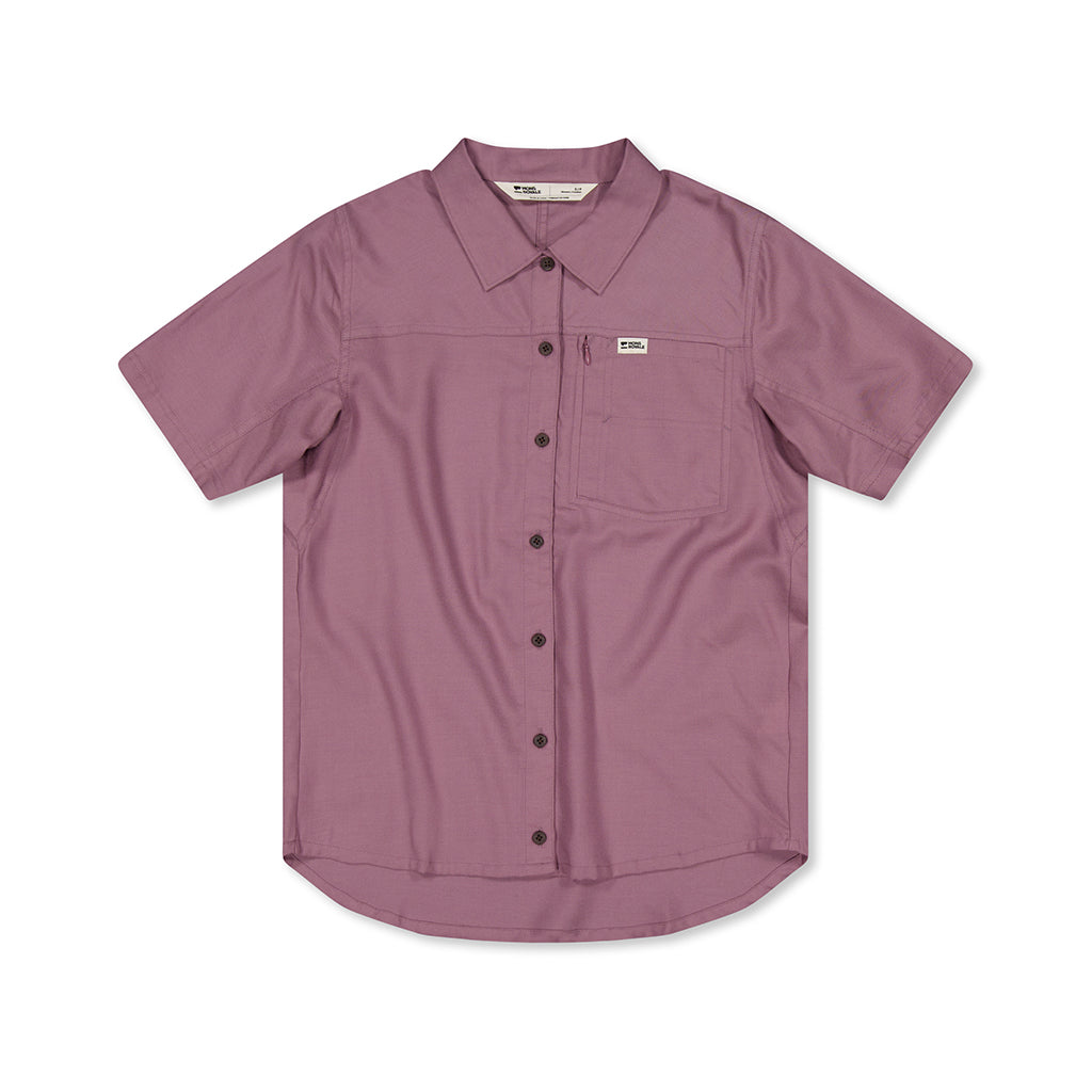 AT Merino Short Sleeve Shirt - Sierra Pink