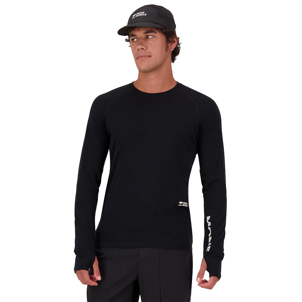 Temple Merino Long Sleeve - Black
