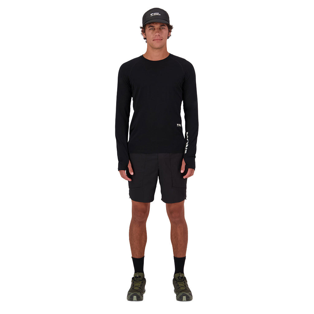 Temple Merino Long Sleeve - Black