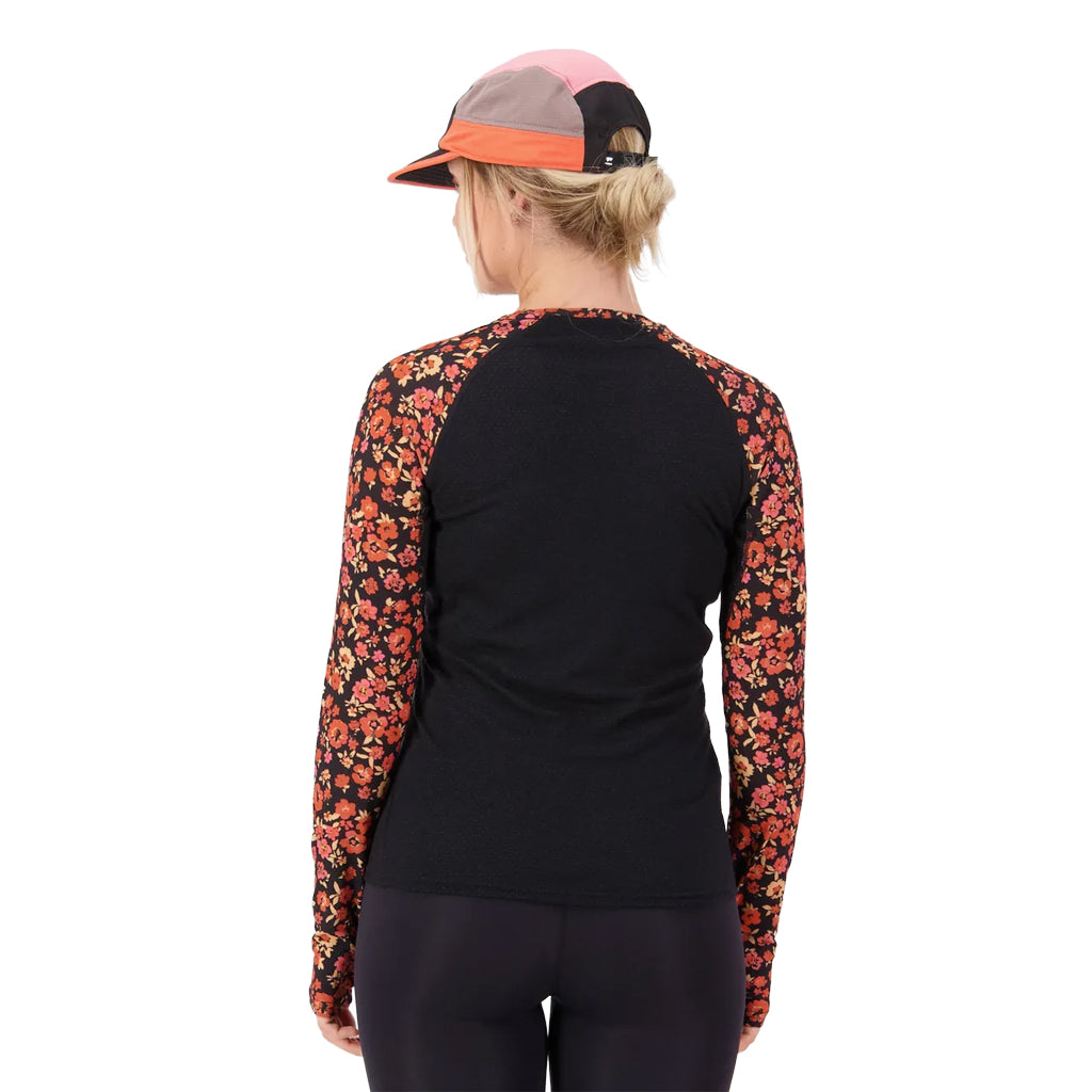 Bella Merino Long Sleeve - Ditzy Camo/Black