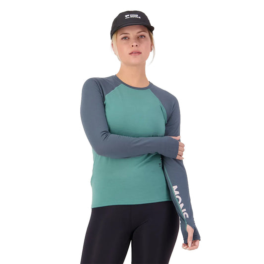 Bella Merino Long Sleeve - Deep Jade/Dark Cypress