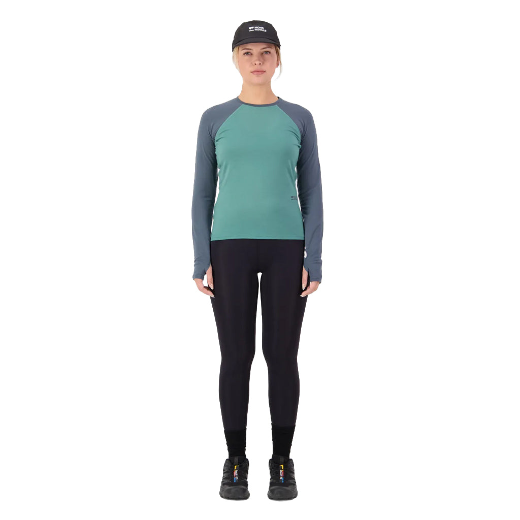 Bella Merino Long Sleeve - Deep Jade/Dark Cypress