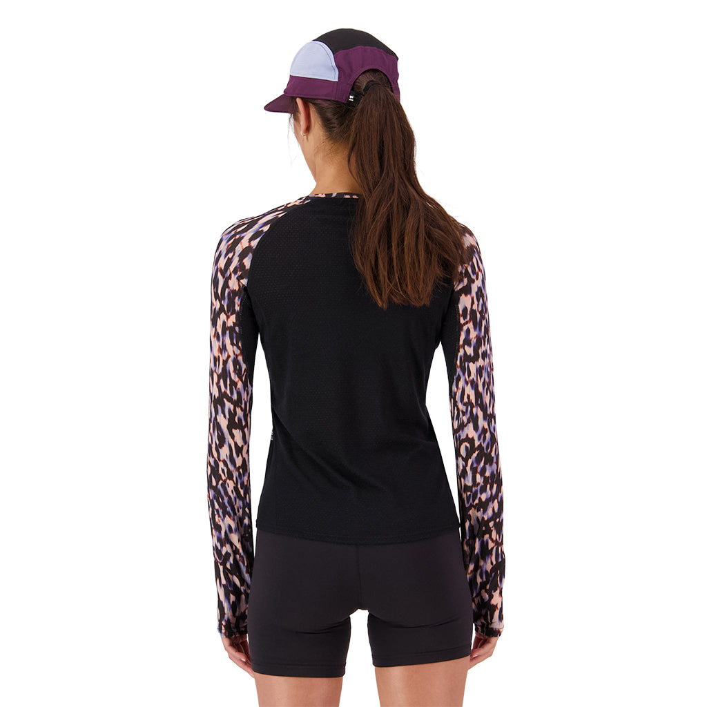 Bella Merino Long Sleeve - Rock Leopard/Black