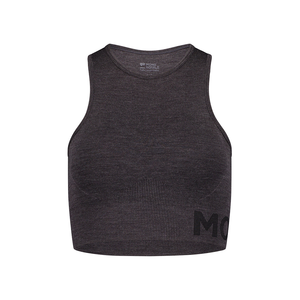 Solace Merino Seamless Tank - Forged Iron