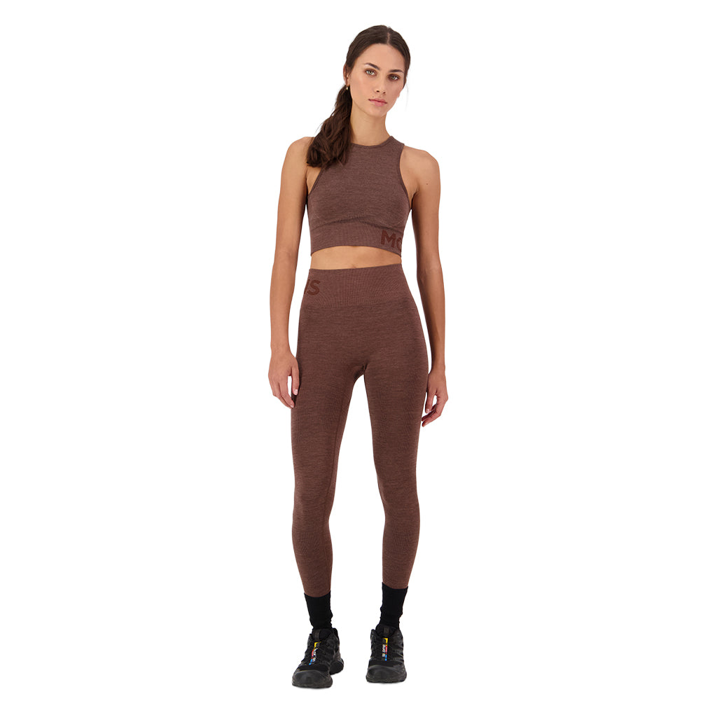 Solace Merino Seamless Legging - Henna