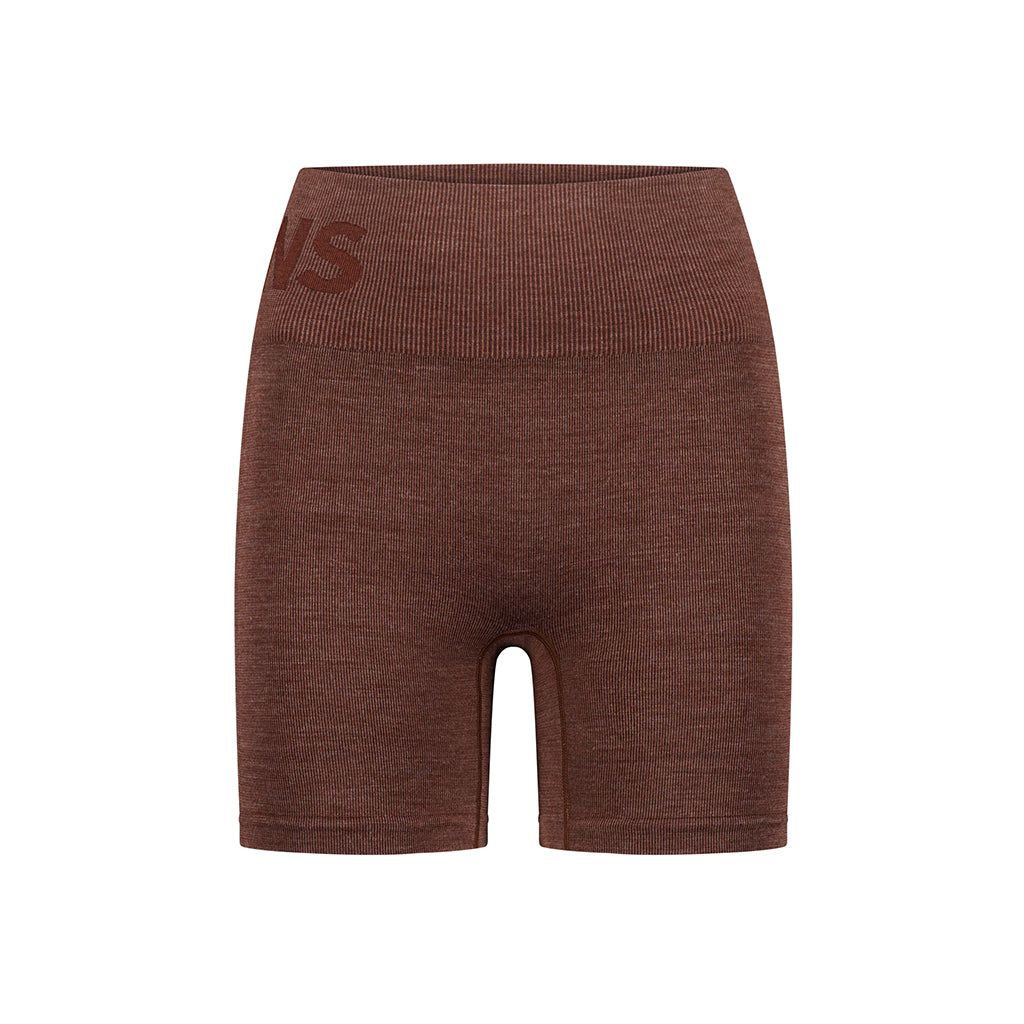 Solace Merino Seamless Shorts - Henna