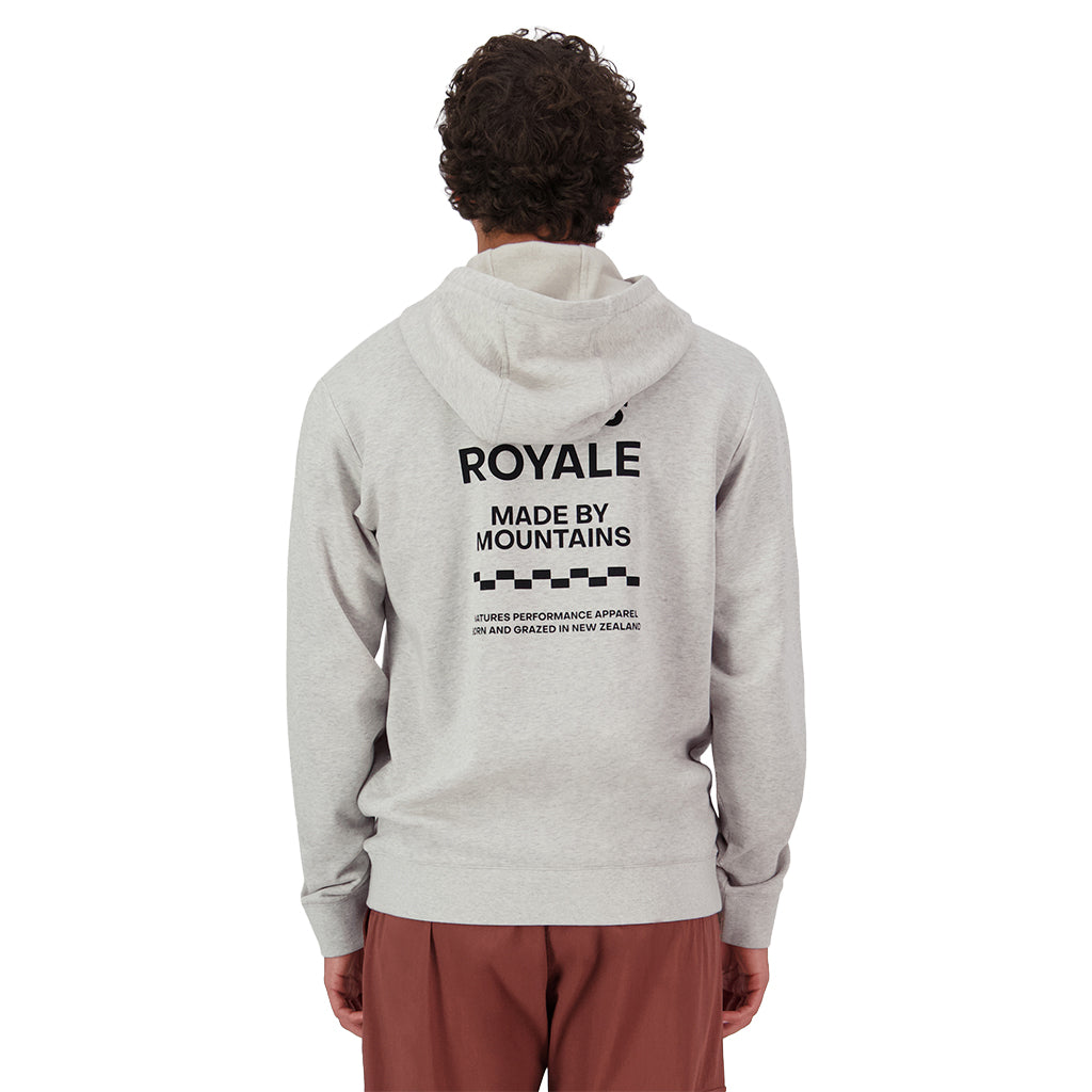 Inversion Merino Hoodie - Light Grey Heather