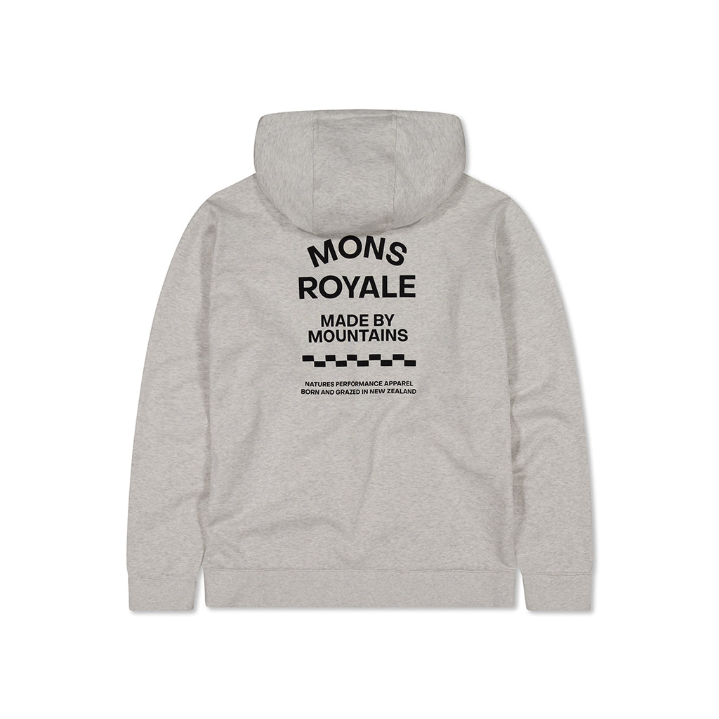 Inversion Merino Hoodie - Light Grey Heather
