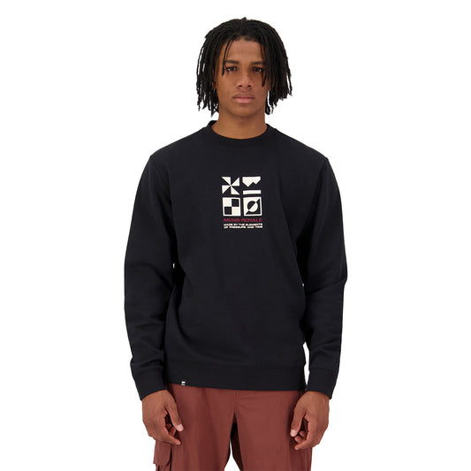 Inversion Merino Crew - Black
