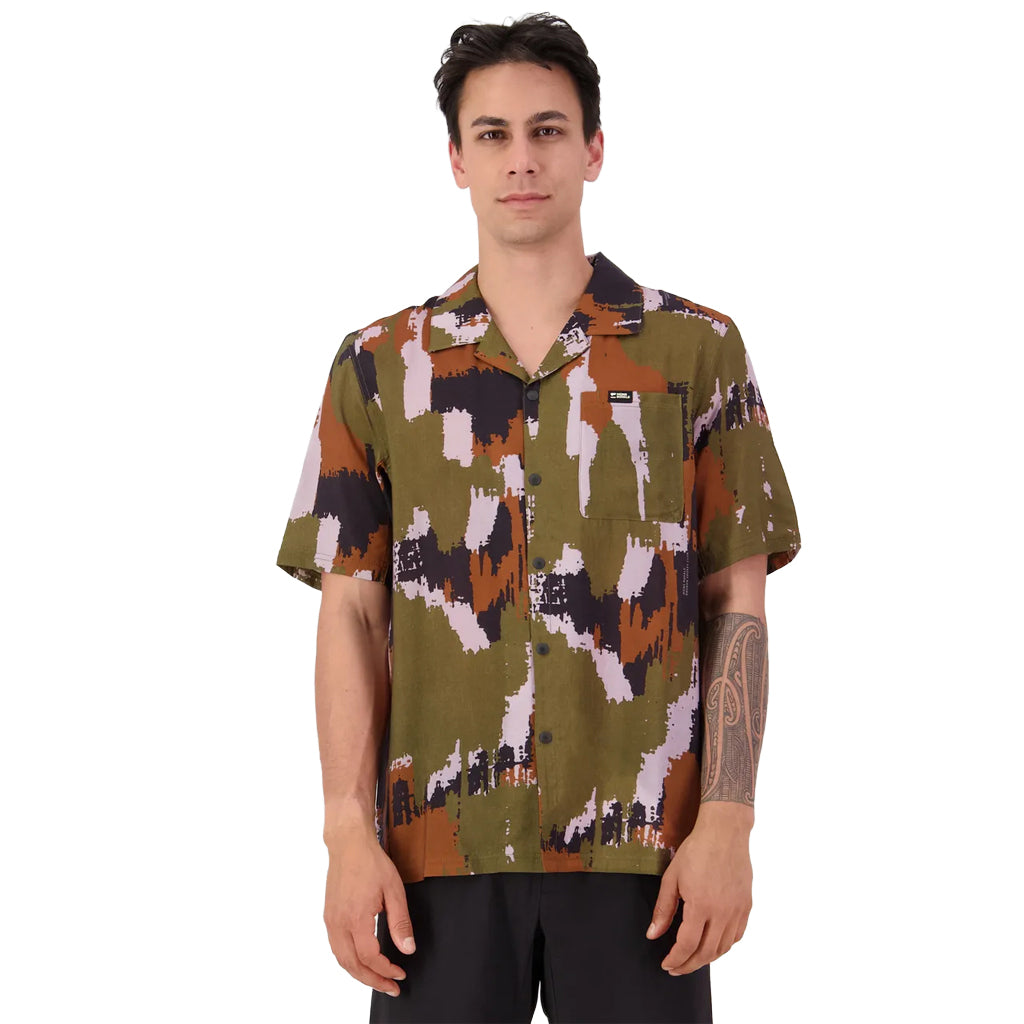 Breezer Merino Short Sleeve Shirt - Glitch Camo