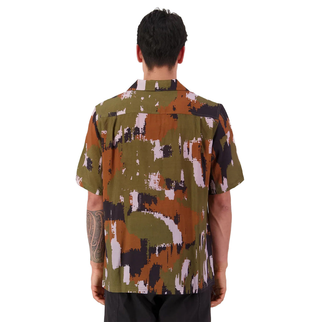 Breezer Merino Short Sleeve Shirt - Glitch Camo