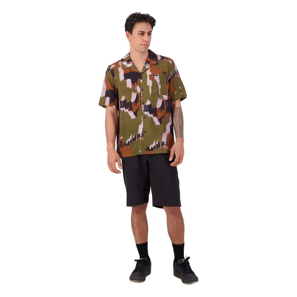 Breezer Merino Short Sleeve Shirt - Glitch Camo