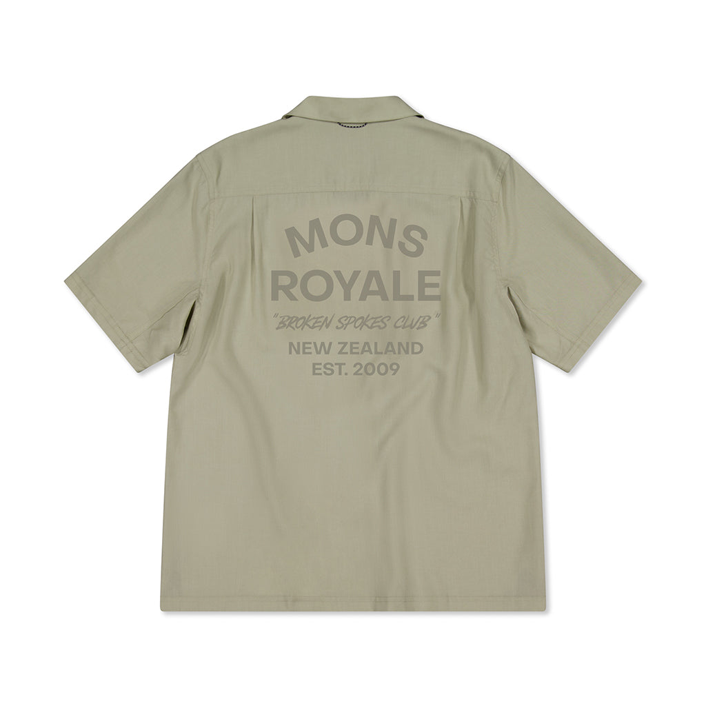 Breezer Merino Short Sleeve Shirt - Dried Eucalyptus